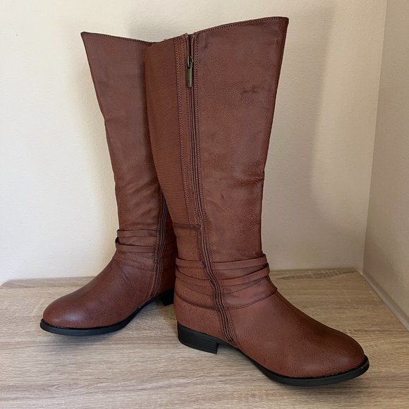 CLOUDWALKERS Naomi Boots - Brown - Size 8.5 Wide - Picture 4 of 9